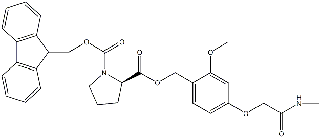 Fmoc-D-Pro-AC TG,,结构式