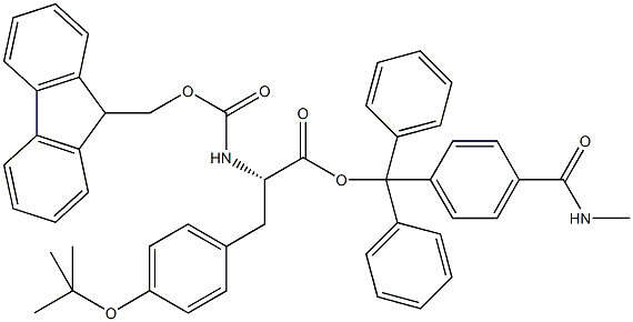 Fmoc-L-Tyr(tBu)-Trt TG 结构式