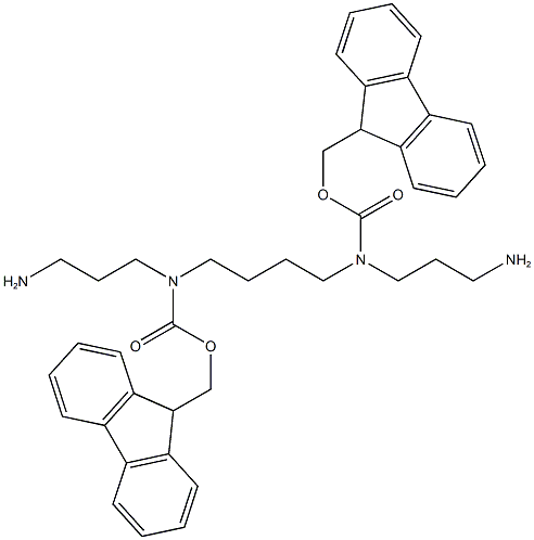  N2,N3-Bis-(9-fluorenylmethyloxycarbonyl)-1,5,10,14-tetra-aza-quatrodecan dihydrochloride