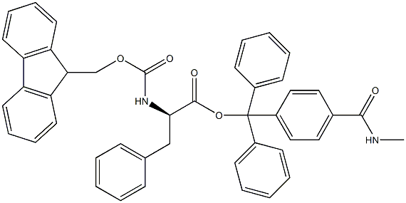Fmoc-D-Phe-Trt TG Structure