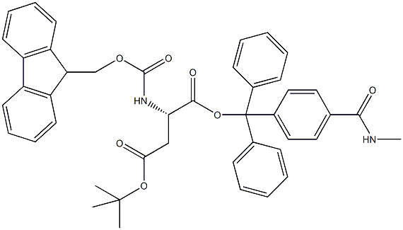 Fmoc-L-Asp(tBu)-Trt TG 化学構造式