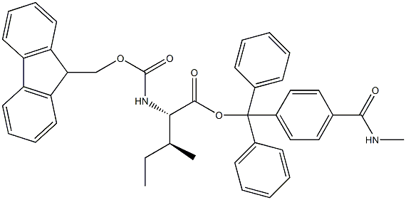 Fmoc-L-Ile-Trt TG Structure