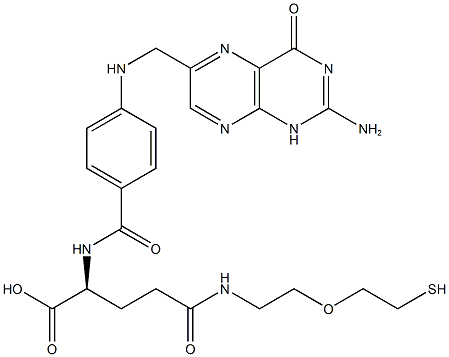 叶酸-聚乙二醇-巯基,,结构式