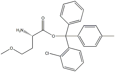 H-L-HSE(ME)-2-CHLOROTRITYL RESIN Struktur