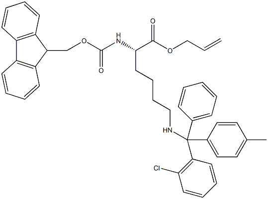  FMOC-L-LYS(2-CHLORO-TRITYL-RESIN)-OALL