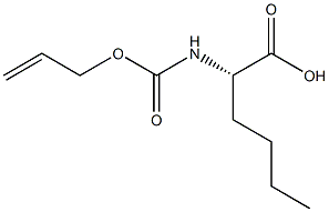 N-alpha-Allyloxycarbonyl-L-norleucine Structure