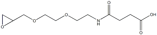 alpha-Epoxy-omega-carboxy poly(ethylene glycol) (PEG-MW 3.000 Dalton) Structure