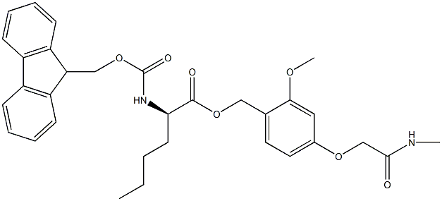 Fmoc-D-Nle-AC TG,,结构式