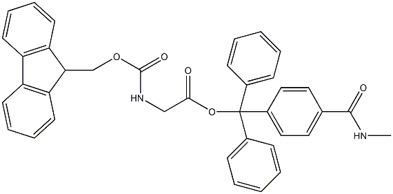 Fmoc-Gly-Trt TG Structure