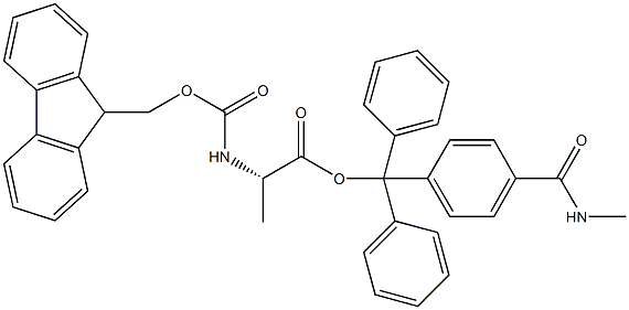 Fmoc-L-Ala-Trt TG 化学構造式