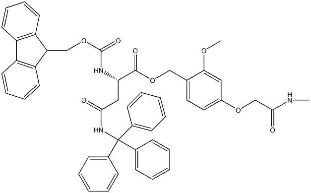 Fmoc-L-Asn(Trt)-AC TG 化学構造式