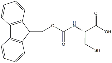 N-alpha-(9-Fluorenylmethyloxycarbonyl)-L-cysteine monohydrat Structure