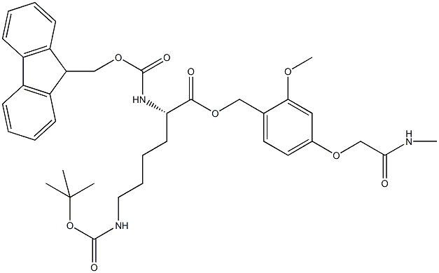 Fmoc-L-Lys(Boc)-AC TG Structure