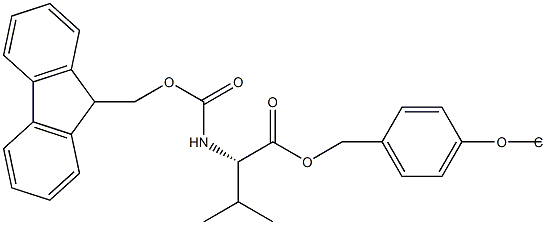 Fmoc-L-Val-Wang TG,,结构式