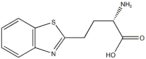 4-(2-benzothiazolyl)-L-2-aminobutyric acid,1263047-05-7,结构式