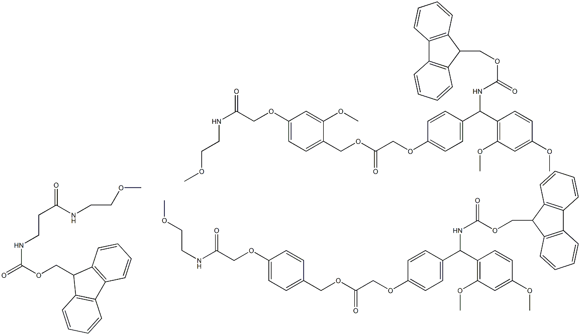 Trifunctionalized TentaGel-[Fmoc-beta-Ala Struktur