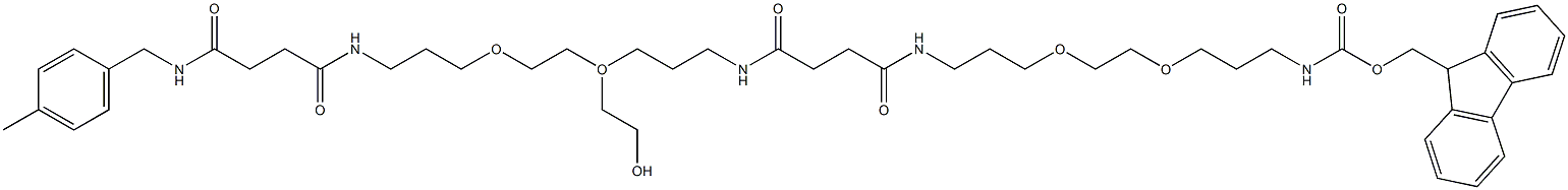 FMOC-NH-PEG AM RESIN Structure