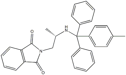 (S)-N-PHTHALOYL-1,2-DIAMINOPROPANE-TRITYL RESIN Structure