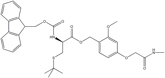 Fmoc-D-Cys(S-tBu)-AC TG Structure