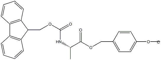 Fmoc-L-Ala-Wang TG 化学構造式