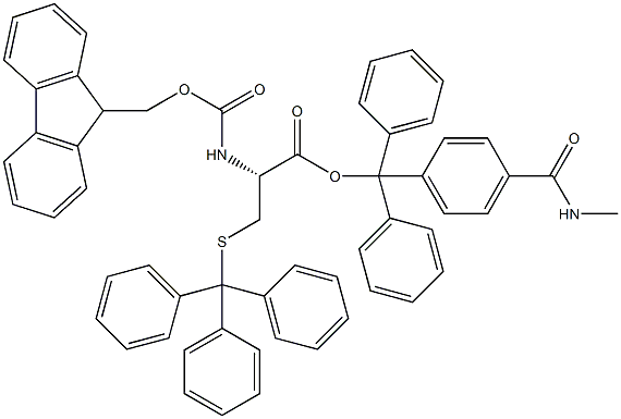 Fmoc-L-Cys(Trt)-Trt TG Structure