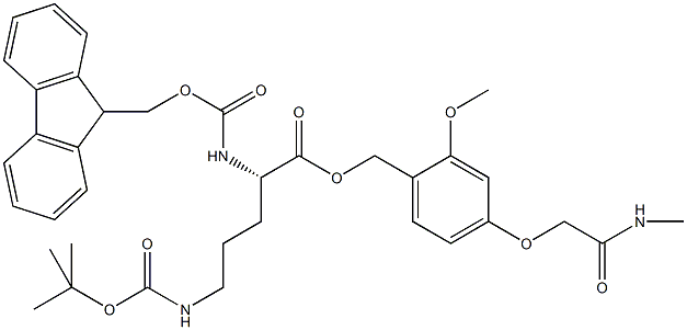 Fmoc-L-Orn(Boc)-AC TG Structure