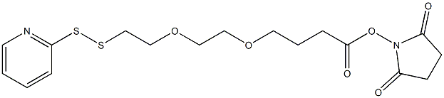 邻二硫吡啶-聚乙二醇-N-羟基琥珀酰亚胺酯,,结构式
