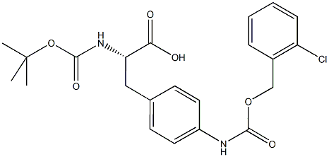 N-ALPHA-T-BUTYLOXYCARBONYL-4-(2-CHLOROBENZYLOXYCARBONYL)AMINO-L-PHENYLALANINE