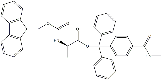Fmoc-D-Ala-Trt TG 化学構造式