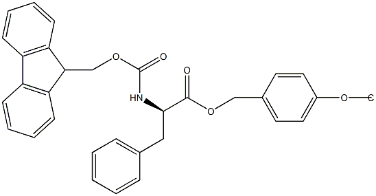 Fmoc-D-Phe-Wang TG,,结构式