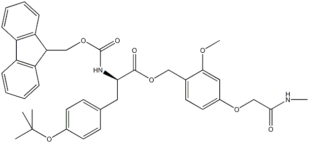 Fmoc-D-Tyr(tBu)-AC TG 化学構造式