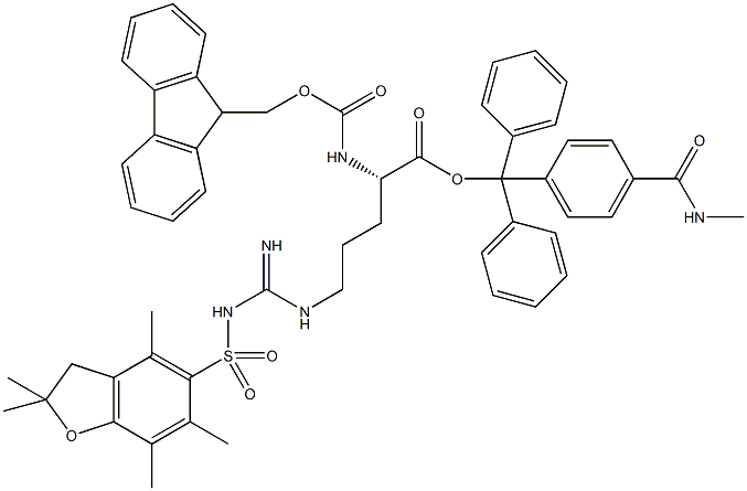 Fmoc-L-Arg(Pbf)-Trt TG Structure