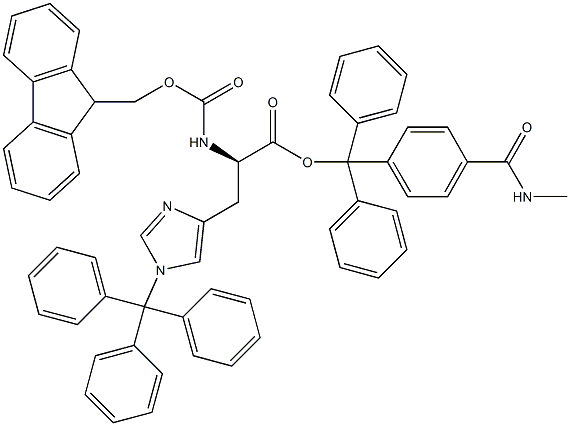 Fmoc-D-His(Trt)-Trt TG Structure