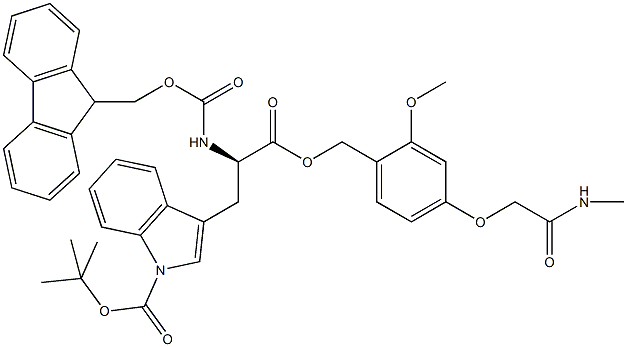 Fmoc-D-Trp(Boc)-AC TG Struktur
