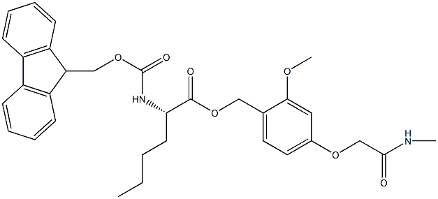 Fmoc-L-Nle-AC TG,,结构式