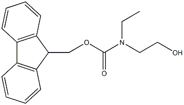 N-(9-Fluorenylmethyloxycarbonyl)-2-(ethylamino)ethanol 结构式