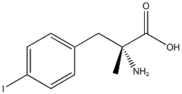 (R)-alpha-Methyl-4-iodophenylalanine (>98%, >98%ee),,结构式