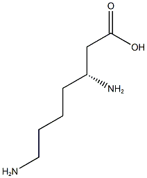 D-beta-Homolysine dihydrochloride Structure