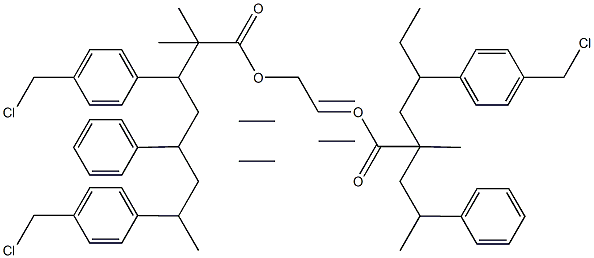 PEG Crosslinked Chloromethylpolystyrene (n=16, 100-200 mesh, 0.8-1.5 mmol,,结构式