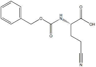 (S)-N-alpha-Benzyloxycarbonyl-2-amino-4-cyanobutyric acid dicyclohexylamine Struktur