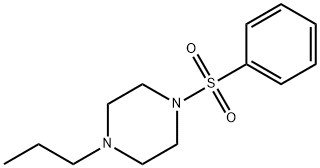 1-(benzenesulfonyl)-4-propylpiperazine Structure