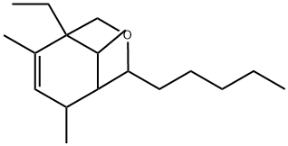 5-ethyl-6,8,9-trimethyl-2-pentyl-3-oxabicyclo[3.3.1]non-6-ene Structure
