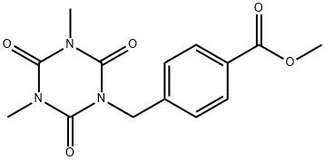 methyl 4-[(3,5-dimethyl-2,4,6-trioxo-1,3,5-triazinan-1-yl)methyl]benzoate Structure