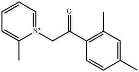 1-(2,4-dimethylphenyl)-2-(2-methylpyridin-1-ium-1-yl)ethanone|