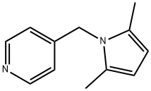 4-[(2,5-dimethylpyrrol-1-yl)methyl]pyridine Struktur