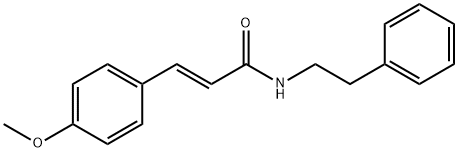 (E)-3-(4-methoxyphenyl)-N-(2-phenylethyl)prop-2-enamide Structure