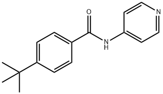4-tert-butyl-N-pyridin-4-ylbenzamide Struktur