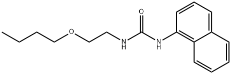 1-(2-butoxyethyl)-3-naphthalen-1-ylurea,1171518-80-1,结构式