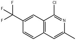 1-Chloro-3-methyl-7-(trifluoromethyl)isoquinoline Structure
