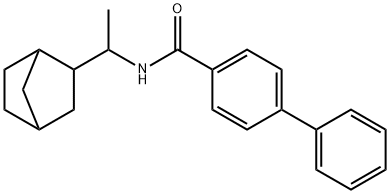 N-[1-(3-bicyclo[2.2.1]heptanyl)ethyl]-4-phenylbenzamide|